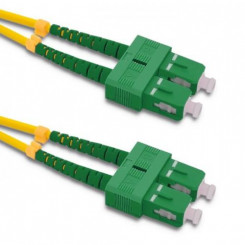 Qoltec 54004 fibre optic cable 0.5 m SC G.652D Yellow