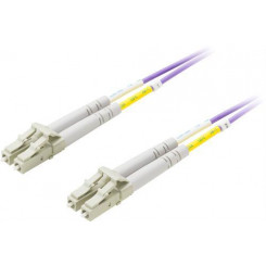 Deltaco LCLC-702 InfiniBand / оптоволоконный кабель 2 м 2x LC Фиолетовый