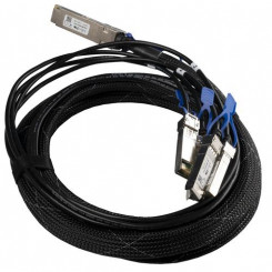 Mikrotik XQ+BC0003-XS+ InfiniBand / оптоволоконный кабель 3 м QSFP28 4x SFP28 Черный, Хром