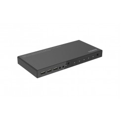 MicroConnect 4K@60Hz HDMI KVM-lüliti, 4x1 4:4:4, HDCP 2.2 ja 1.4, 18Gbps ribalaius, 3D