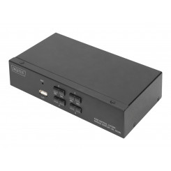 KVM-переключатель DIGITUS 2x1 HDMI, 4 порта