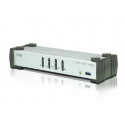 4-портовый USB 3.1 Gen 1 DisplayPort 1.1 KVMP™-переключатель Aten с динамиком (KVM-кабели в комплекте)