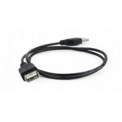 Gembird USB Male - USB Female 0.75m Black