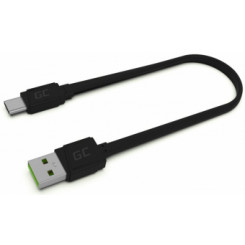 Green Cell GCmatte Ultra Charge fast Charging USB Male - USB Type-C Male Cable 25 cm