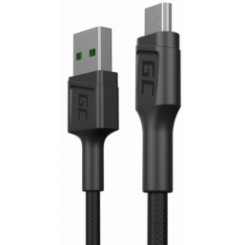 Green Cell GC PowerStream Ultra Charge Быстрая зарядка USB-A, штекер — кабель Micro USB, штекер, 30 см