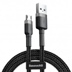 Кабель Baseus Cafule USB-Micro USB 2,4 А, 0,5 м (серо-черный)