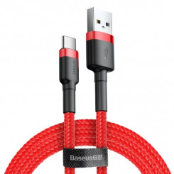 Кабель Baseus Cafule 3A, 0,5 м USB — USB-C (красный)