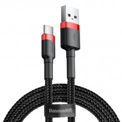 Baseus Cafule 2A 3m USB to USB-C cable (red-black)