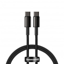 Baseus Tungsten Gold USB-C to USB-C cable, 100W, 1m (black)