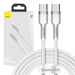 Baseus Cafule USB-C to USB-C cable, 100W, 2m (white)