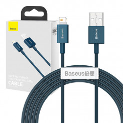 Kabel USB do Lightning Baseus Superior Series, 2,4A, 2m (niebieski)