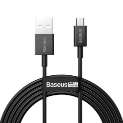 Baseus Superior Series USB-mikro-USB-kaabel, 2A, 2m (must)