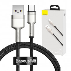 Кабель Baseus Cafule USB — USB-C, 66 Вт, 1 м (черный)