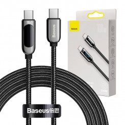 Baseus Display USB-C to USB-C cable, 100W, 2m (black)