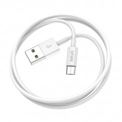 Vipfan X03 USB-mikro-USB kaabel, 3A, 1m (valge)