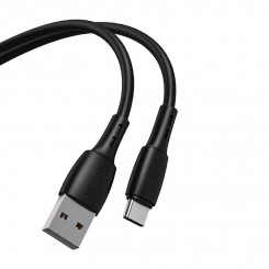 Vipfan Racing X05 USB-USB-C kaabel, 3A, 1m (must)