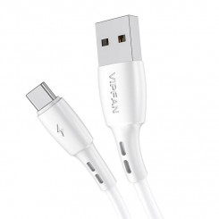 Кабель Vipfan Racing X05 USB — USB-C, 3А, 3м (белый)
