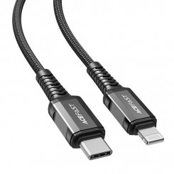 Кабель USB-C — Lightning Acefast C1-01, 1,2 м (черный)