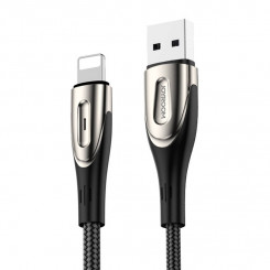 USB-kaabel Lightning Joyroom Sharp S-M411 3A, 2m (Czarny)