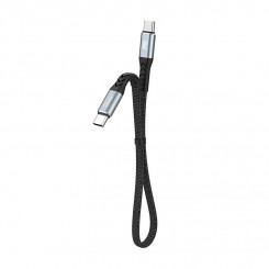 Кабель Dudao 100W PD 0,23 м USB-C — USB-C (черный)