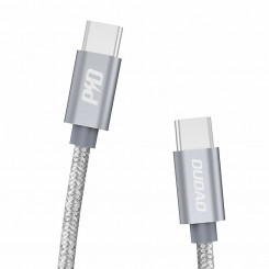 Dudao L5ProC PD 45 W USB-C-USB-C kaabel, 1 m (hall)