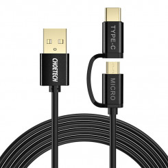 Choetech XAC-0012-102BK USB-C / Micro USB 2in1 USB cable, (black)