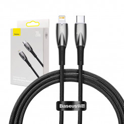 Baseus Glimmer USB-C to Lightning cable, 20W, 1m (black)