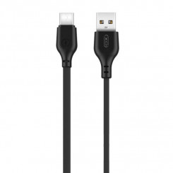 USB to USB-C XO NB103 cable 1m (black)