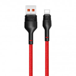 Кабель USB-USB-C XO NB55 5А, 1м (красный)