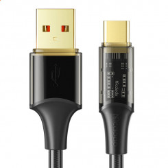 USB-USB-C-kaabel, Mcdodo CA-2090, 6A, 1,2 m (must)
