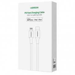 Кабель Lightning до USB-C UGREEN PD 3A US304, 2м (черный)