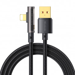 Prism USB to lightning Mcdodo CA-3511 angled cable, 1.8m (black)