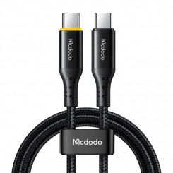 Mcdodo CA-3461 USB-C–USB-C kaabel, PD 100 W, 1,8 m (must)