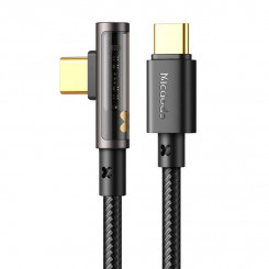 Prism USB to USB-C angled cable Mcdodo CA-3400, 100W, 1.2m (black)