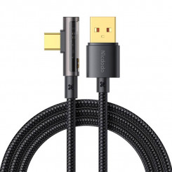 Угловой кабель Prism USB to USB-C Mcdodo CA-3381, 6А, 1,8м (черный)