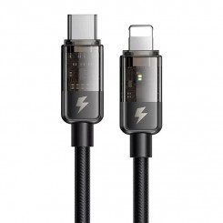 Mcdodo CA-3161 USB-C ja Lightning kaabel, 36 W, 1,8 m (must)