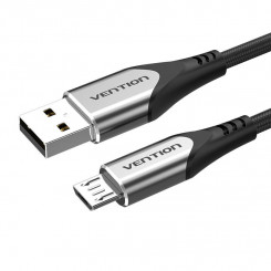 Кабель USB 2.0 — Micro-B USB Vention COAHF, 1 м (серый)