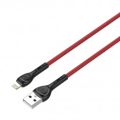 USB - Lightning LDNIO LS482 cable 2m (red)