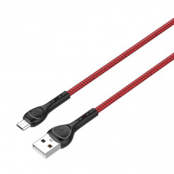 USB - Кабель Micro USB LDNIO LS482 2м (красный)