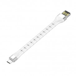 USB - mikro-USB kaabel LDNIO LS50 0,15m (valge)