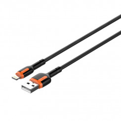 USB – Lightning LDNIO LS531 kaabel, 1m (hall-oranž)