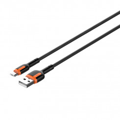 USB - Micro USB cable LDNIO LS531 1m (gray-orange)