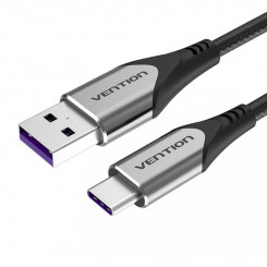 USB-C to USB 2.0 Vention COFHD cable, FC 0.5m (gray)