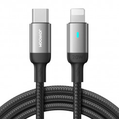 USB Lightning Type C cable 20W 1.2m Joyroom S-CL020A10 (black)