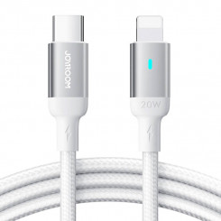 USB Lightning Type C cable 20W 1.2m Joyroom S-CL020A10 (white)