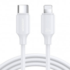 USB Lightning Type C cable 20W 0.25m Joyroom S-CL020A9 (white)
