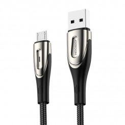 Кабель быстрой зарядки USB-Micro USB, 3 А, 1,2 м Joyroom S-M411 (черный)