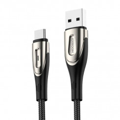 USB 3A Type C 1,2 m Joyroom S-M411 kaabel (must)
