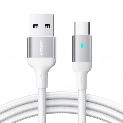USB-A / Type C / 3A / 2m cable Joyroom S-UC027A10 (white)