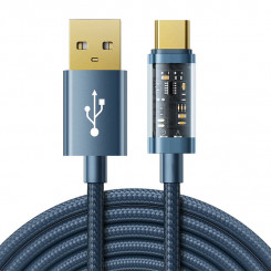 USB-A kaabel / tüüp C / 3A / 1,2 m Joyroom S-UC027A12 (niebieski)